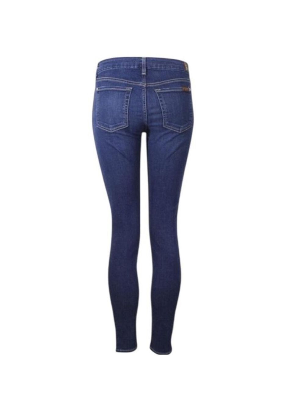 7 For All Mankind Women's High Waist Ankle Skinny Jeans Size 27